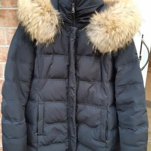Oopik down-filled, fur-trimmed parka